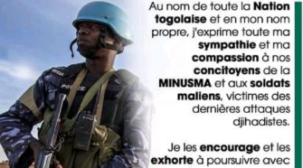 Attaques des togolais de la Minusma: la compassion de Faure Gnassingbé aux soldats togolais blessés