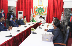 le Président Mahamadou Issoufou a rencontré la mission