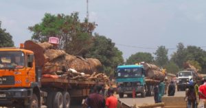 la capitale centrafricaine désormais accessible aux camions de marchandises