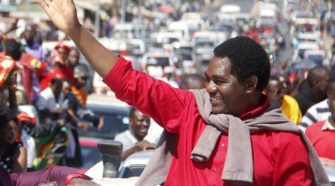 Presidential election: the main Zambian opposition leader Hakainde Hichilema, candidate